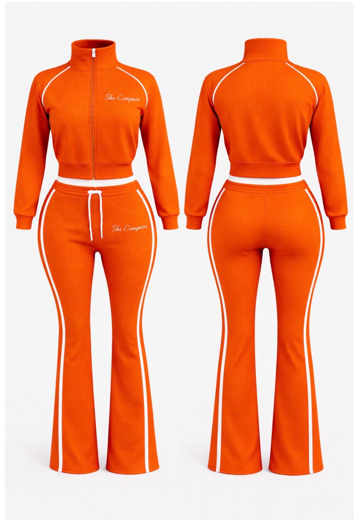 She Conquers Set-Orange