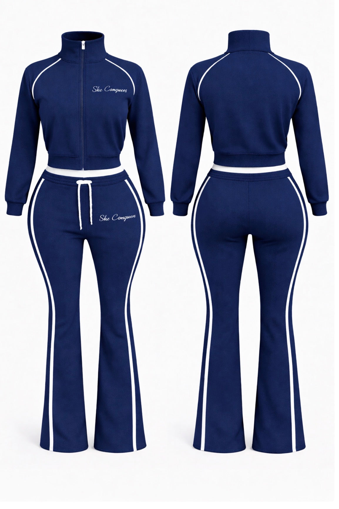 She Conquers Set-Navy