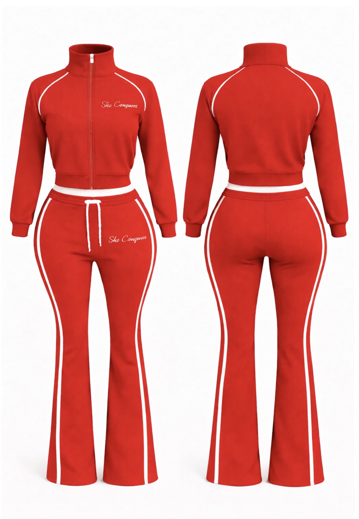 She Conquers Set-Red