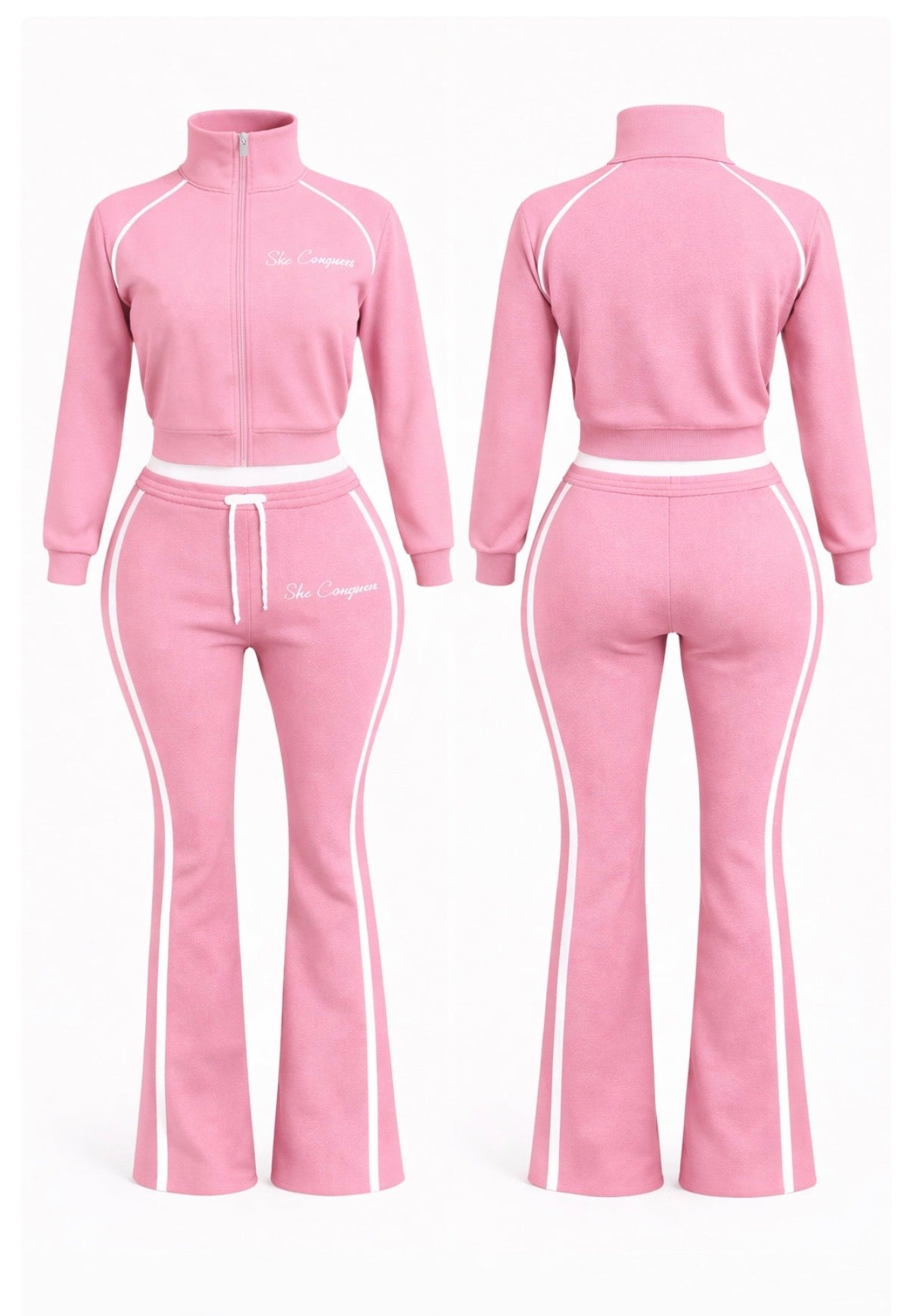She Conquers Set-Pink